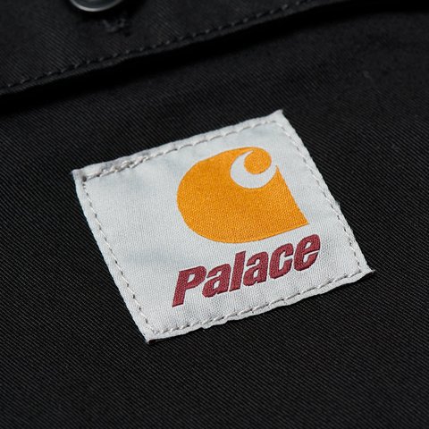 Palace PALACE CARHARTT WIP LONGSLEEVE MASTER SHIRT WASHED BLACK - Colorway
