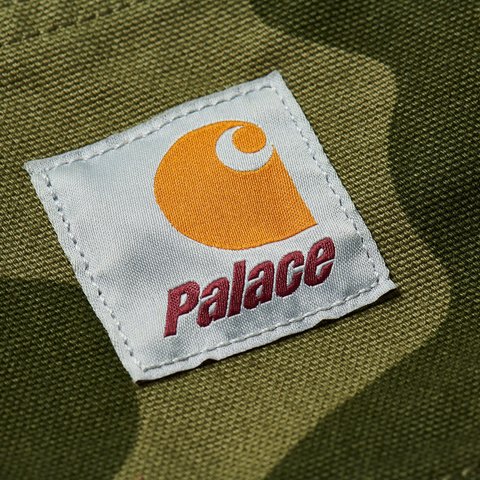Palace PALACE CARHARTT WIP MICHIGAN COAT DOLLAR GREEN CAMO - Colorway