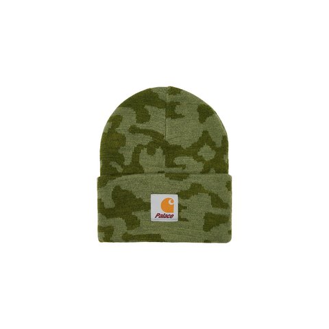 Palace PALACE CARHARTT WIP WATCH HAT DOLLAR GREEN CAMO - €45.00
