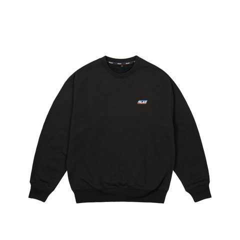 Palace BASICALLY A CREW BLACK - Colorway