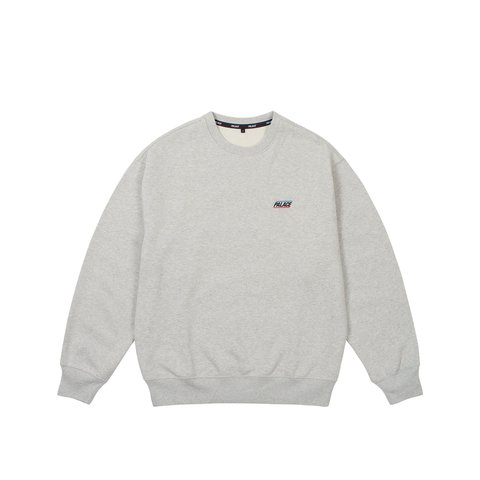 Palace BASICALLY A CREW GREY MARL - Colorway