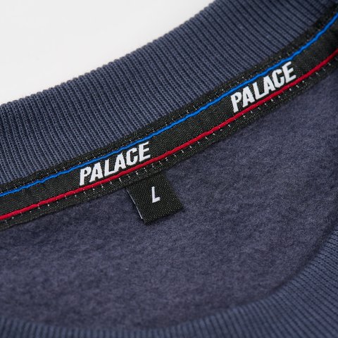 Palace BASICALLY A CREW NAVY - Colorway