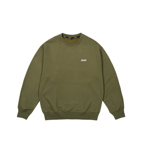 Palace BASICALLY A CREW THE DEEP GREEN - Colorway