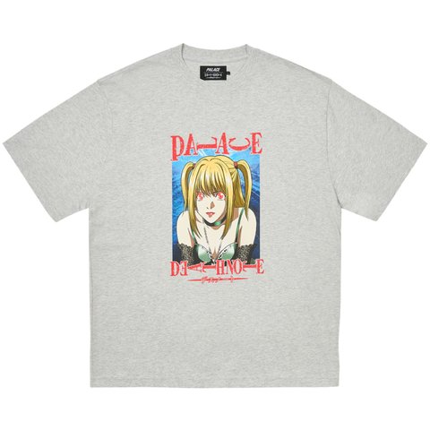 Palace DEATH NOTE T-SHIRT GREY MARL - $48.00