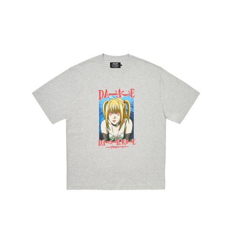 Palace DEATH NOTE T-SHIRT GREY MARL - Colorway