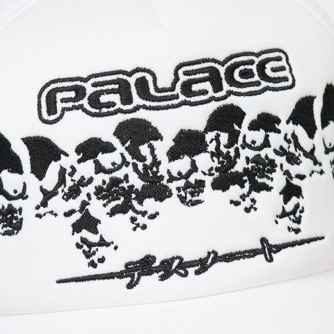 Palace DEATH NOTE TRUCKER WHITE - Colorway