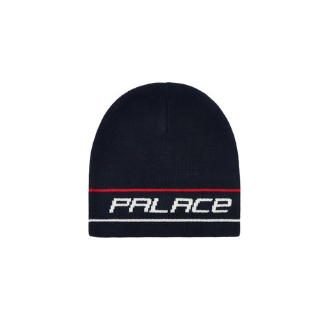 Palace STRIPE NEIN CUFF BEANIE NAVY - Colorway