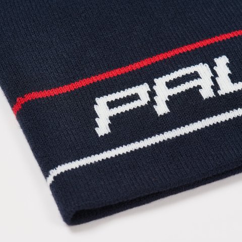 Palace STRIPE NEIN CUFF BEANIE NAVY - Colorway