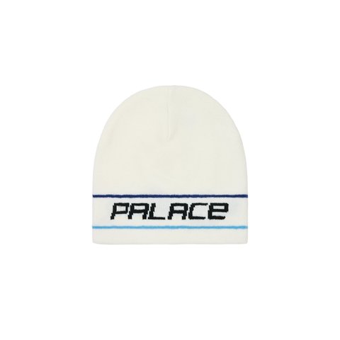 Palace STRIPE NEIN CUFF BEANIE WHITE - Colorway