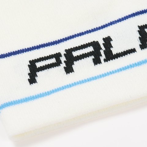 Palace STRIPE NEIN CUFF BEANIE WHITE - Colorway