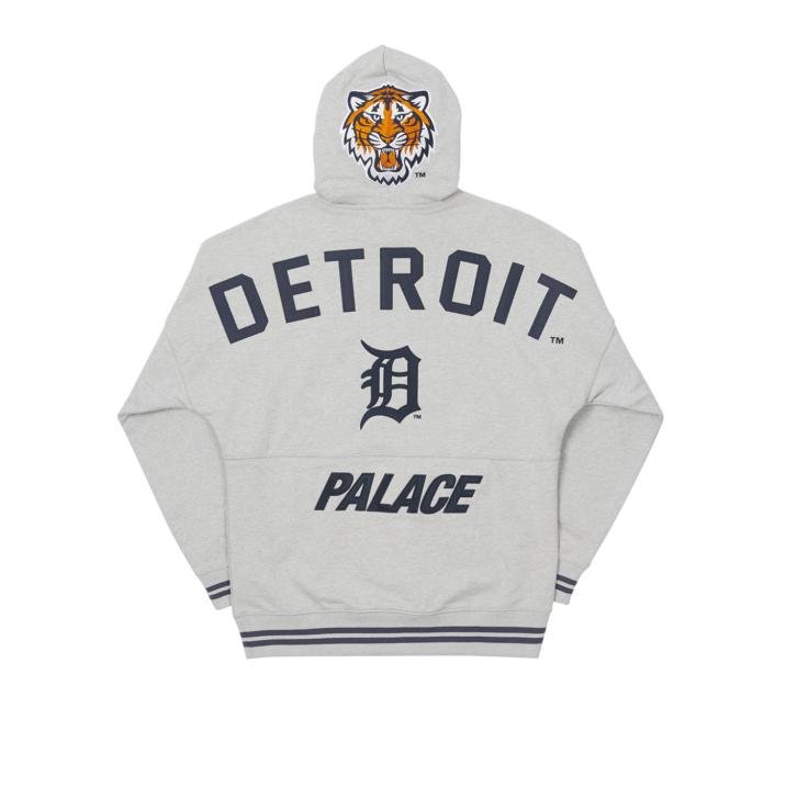 PALACE SKATEBOARDS HOODIE DETROIT GREY