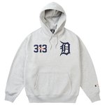 PALACE DETROIT TIGERS HOOD GREY MARL