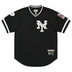 PALACE NEW YORK CUBANS MESH V NECK JERSEY BLACK
