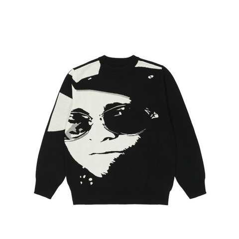PALACE KNIT ELTON JOHN FACE BLACK