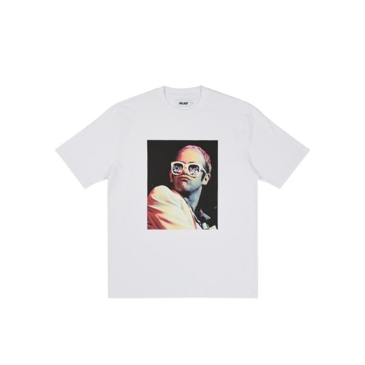 PALACE T-SHIRT ELTON JOHN SUNGLASSES WHITE