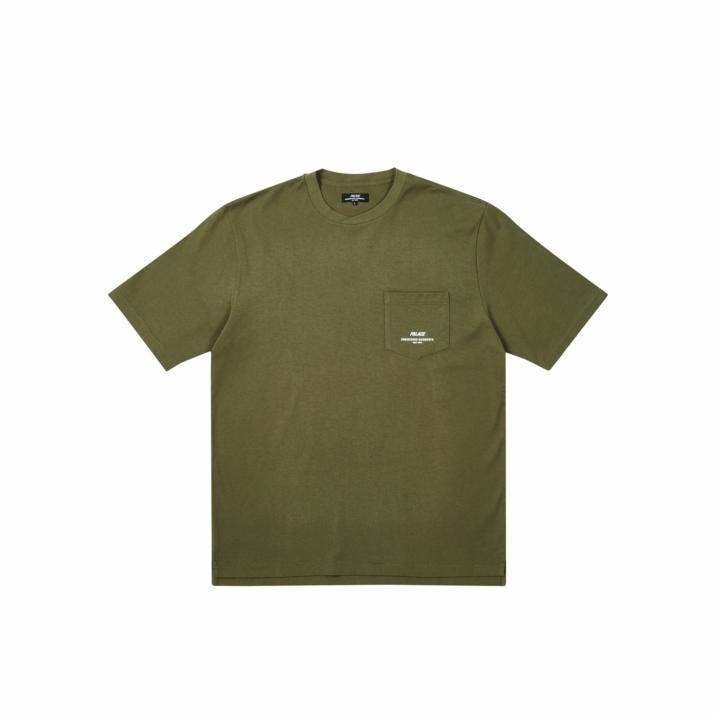 PALACE ENGINEERED GARMENTS HEAVYWEIGHT T-SHIRT OLIVE
