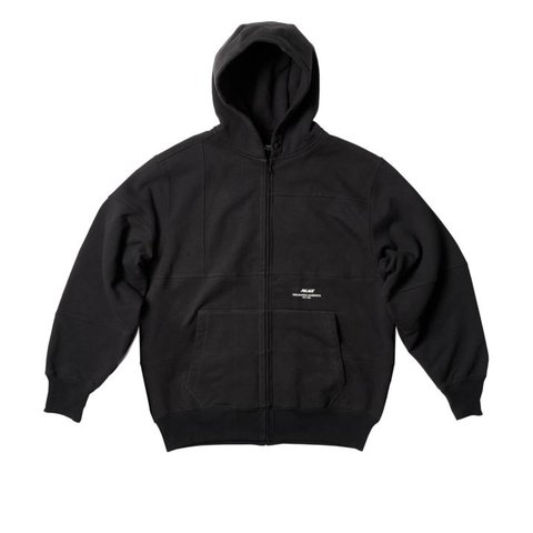 Palace PALACE ENIGNEERED GARMENTS HEAVY PATCHWORK ZIP HOOD BLACK