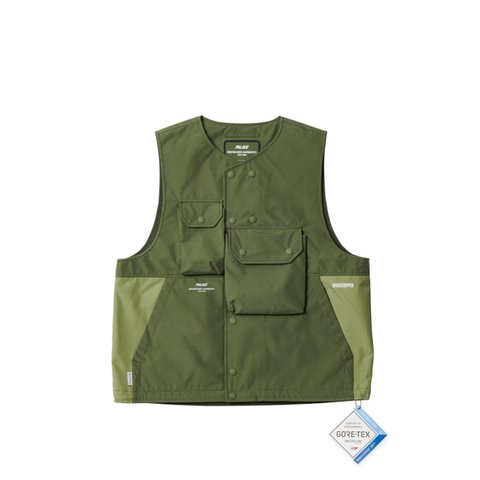 Palace PALACE ENIGNEERED GARMENTS GORE-TEX INFINIUM COVER VEST OLIVE - Colorway