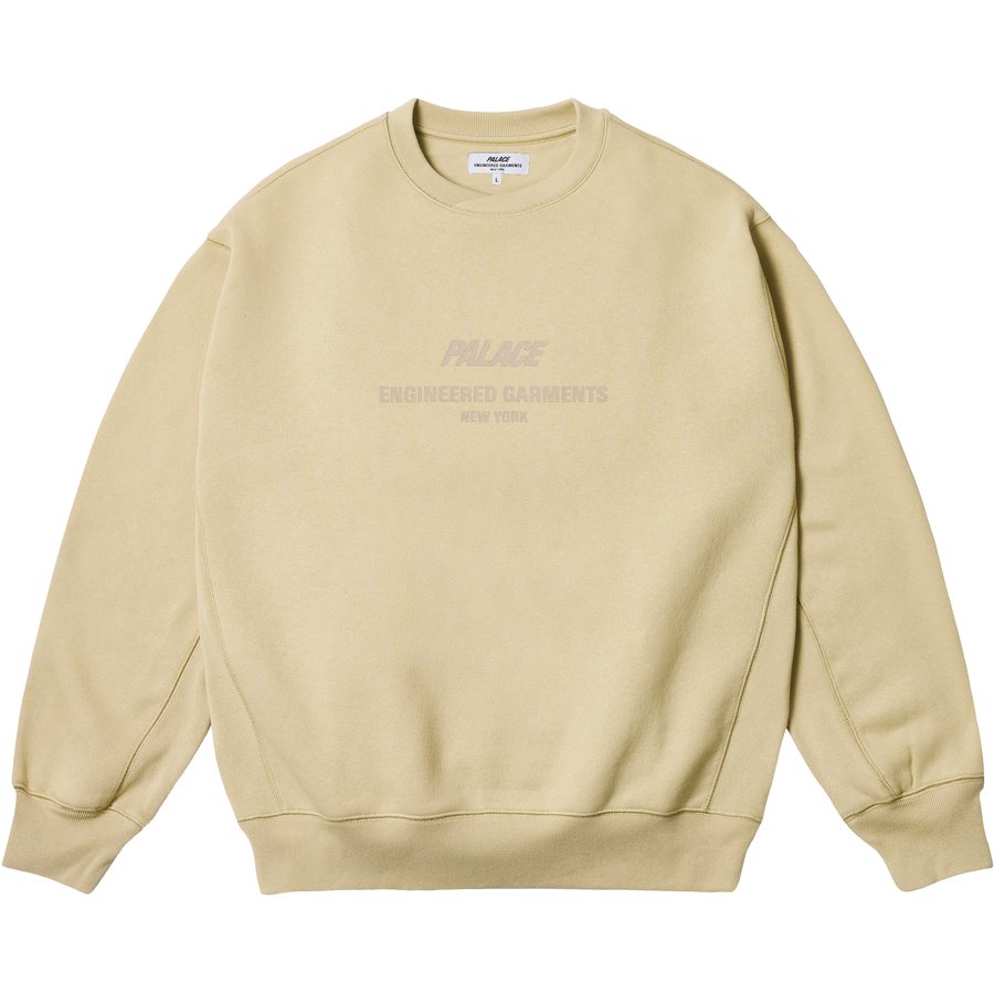 PALACE ENGINEERED GARMENTS CREW STONE