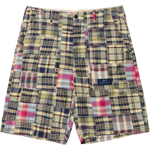 PALACE ENGINEERED GARMENTS PATCH WORK MADRAS SHORT MULTI