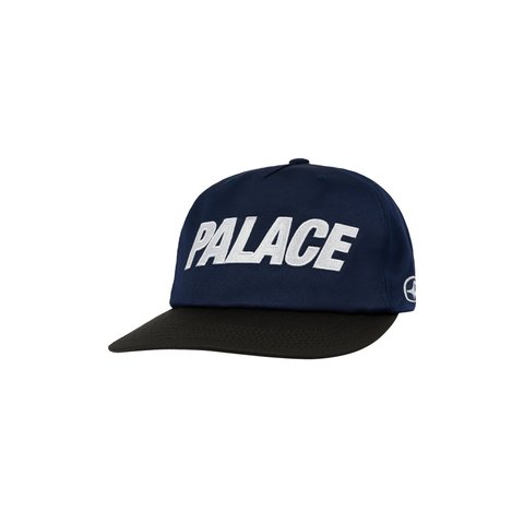 Palace FONT SNAPBACK 5-PANEL NAVY / BLACK - Colorway