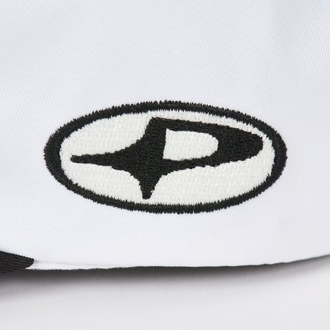 Palace FONT SNAPBACK 5-PANEL WHITE / BLACK - Colorway