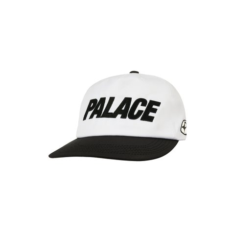 Palace FONT SNAPBACK 5-PANEL WHITE / BLACK - Colorway