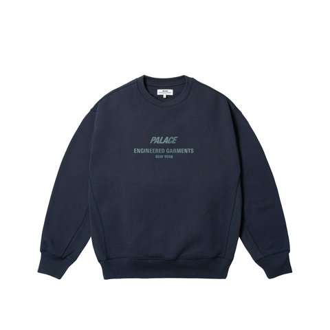 PALACE ENGINEERED GARMENTS CREW NAVY