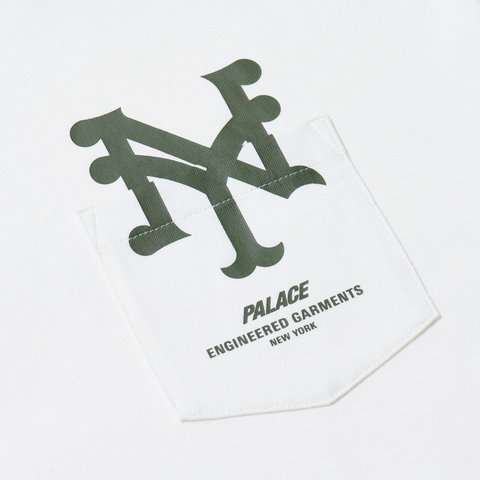 Palace PALACE ENGINEERED GARMENTS LONGSLEEVE WHITE - Colorway