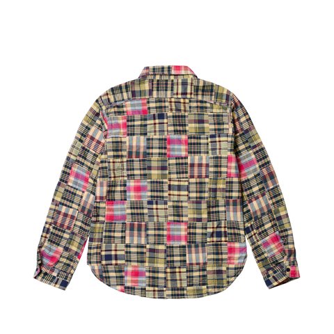 PALACE ENGINEERED GARMENTS PATCH WORK MADRAS SHIRT MULTI