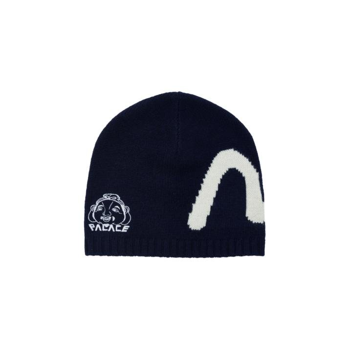 PALACE EVISU BEANIE BLUE