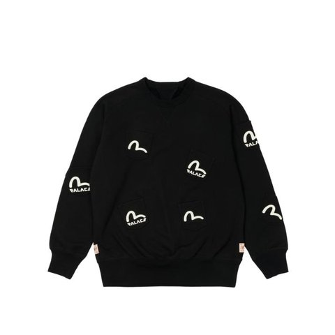 Palace PALACE EVISU CREW POCKET BLACK