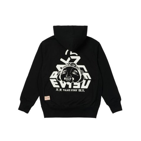 Palace PALACE EVISU HOODIE BLACK