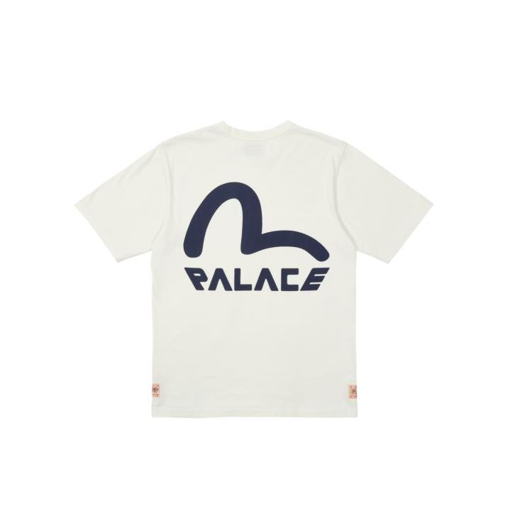 PALACE EVISU T-SHIRT LOGO WHITE