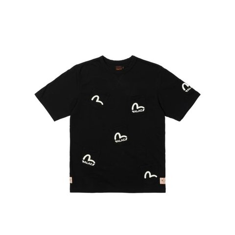Palace PALACE EVISU T-SHIRT POCKETS BLACK