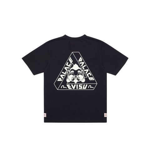 PALACE EVISU T-SHIRT BLACK