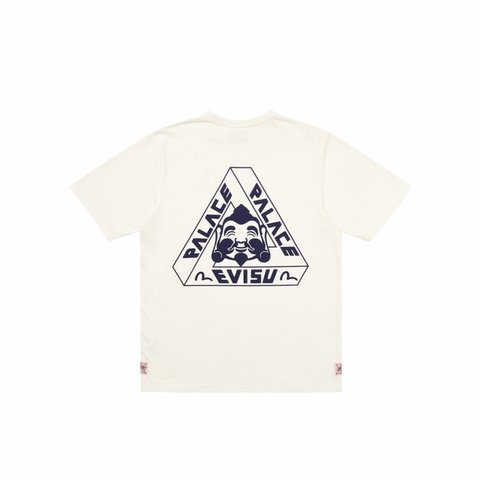 PALACE EVISU T-SHIRT WHITE