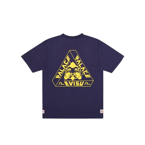 PALACE EVISU T-SHIRT NAVY