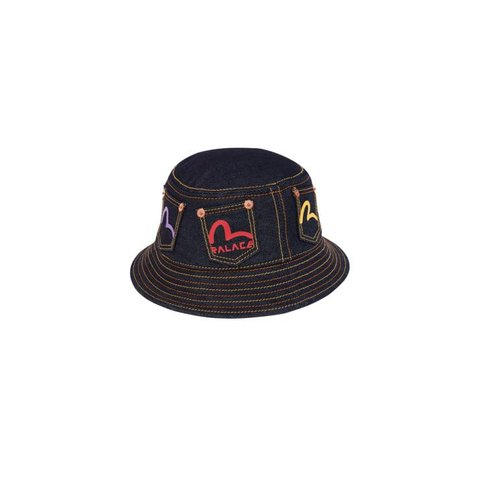 PALACE EVISU BUCKET HAT INDIGO