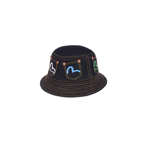 PALACE EVISU BUCKET HAT INDIGO