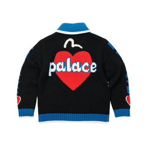 Palace PALACE EVISU COWICHAN KNIT BLACK - Colorway