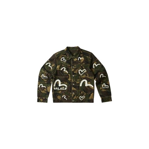 Palace PALACE EVISU TYPE ONE DENIM JACKET CAMO - Colorway