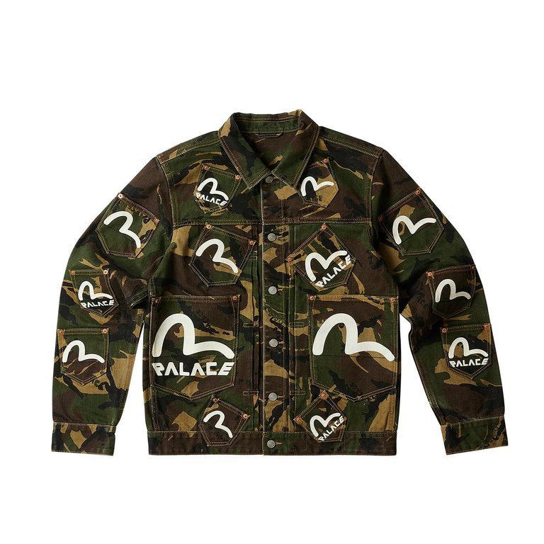 Palace PALACE EVISU TYPE ONE DENIM JACKET CAMO (Palace Evisu 2023) - $508.00
