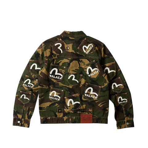 Palace PALACE EVISU TYPE ONE DENIM JACKET CAMO - Colorway