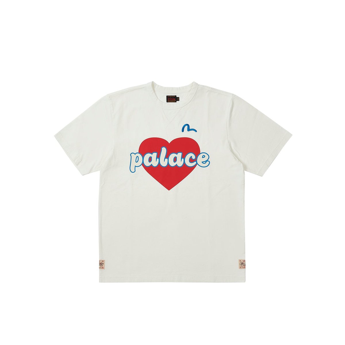 Palace PALACE EVISU HEART T-SHIRT WHITE (Palace Evisu 2023) - $98.00