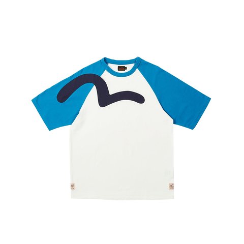 Palace PALACE EVISU SEAGULL RAGLAN T-SHIRT OFF WHITE