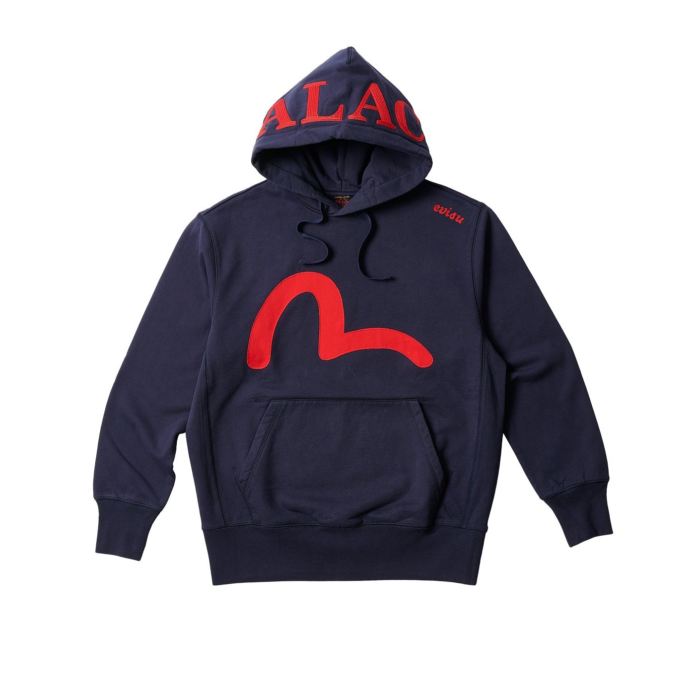 PALACE EVISU SEAGULL HOOD NAVY