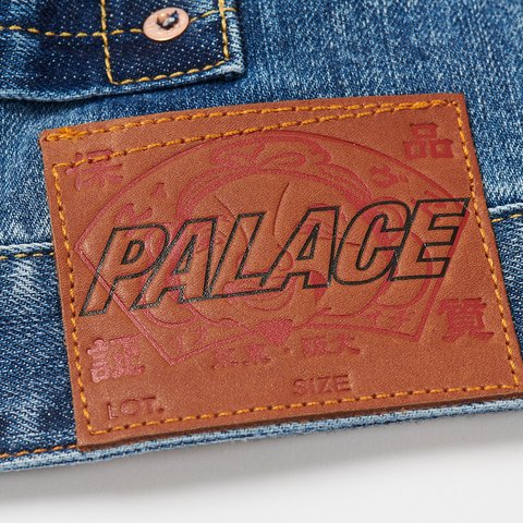 Palace PALACE EVISU DICE DENIM JACKET LIGHT WASH - Colorway