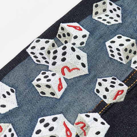 Palace PALACE EVISU DICE DENIM JACKET RAW - Colorway