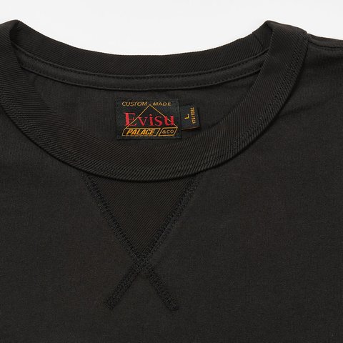 Palace PALACE EVISU LOGO T-SHIRT BLACK - Colorway